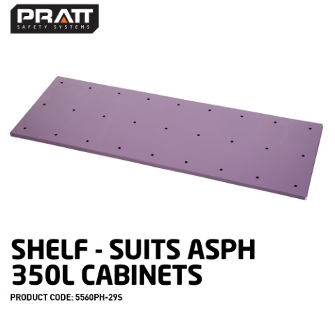 PRATT SHELF CABINET FOR CORROSIVE GOODS INTERIOR 1350 X 495MM